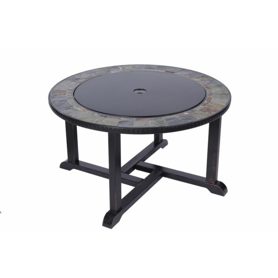 Fireplace Strend Pro Grill, metal, 4 chairs, 105 cm