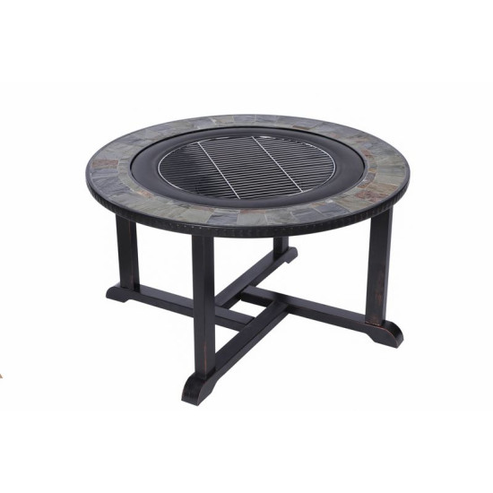 Fireplace Strend Pro Grill, metal, 4 chairs, 105 cm