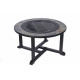 Fireplace Strend Pro Grill, metal, 4 chairs, 105 cm