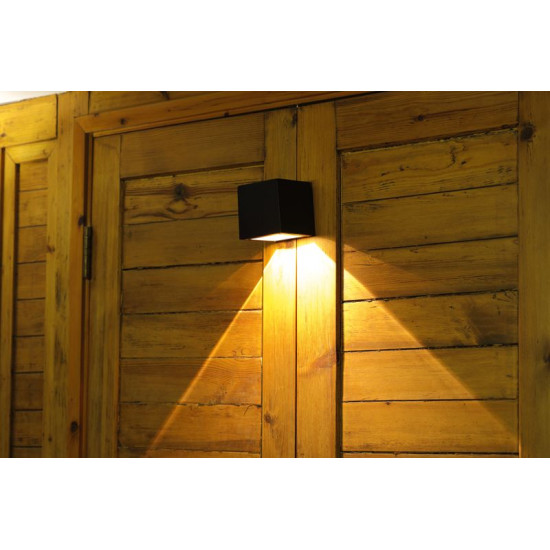 Strend Pro Lampa dārza, saules, sienas, 10x10x10 cm