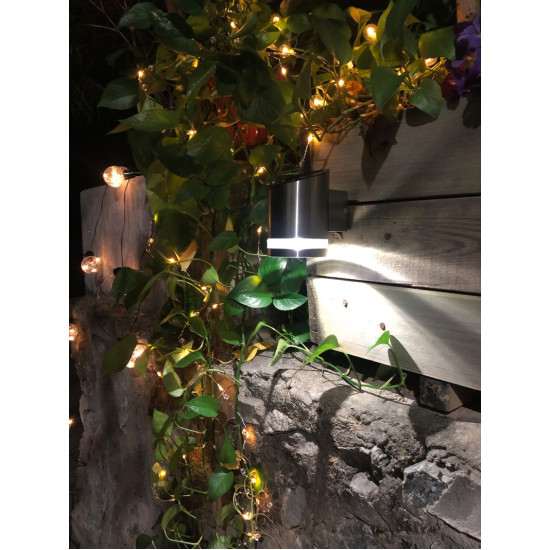 Strend Pro Garden светильник, солнечный, светодиодный светильник для стены/забора, 9x12x14 см