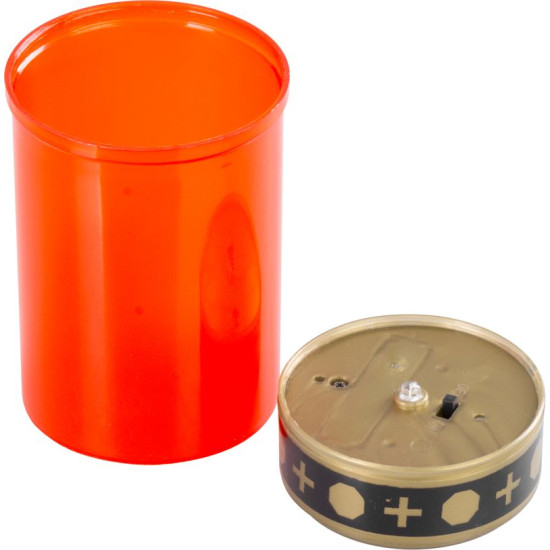 Светильник MagicHome TG-62, со светодиодной свечой, на могилу, красный, зарядка от солнечной батареи