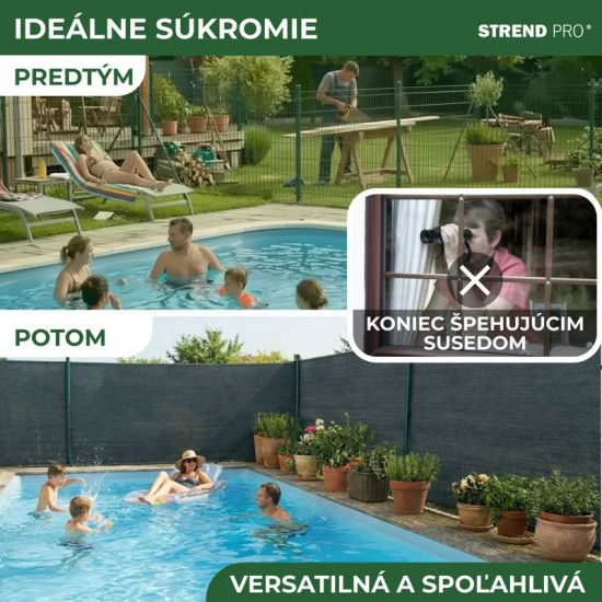 Shading net SHADE.NET 1,0x10 m, 230 g/m2, antracit, 95%