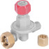 Gas regulator, Meva, G3/8" L, 0,5 - 4 bar, adjustable without manometer