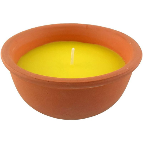 Citronellas svece, 220 g, Terakota, 150x60 mm