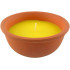 Citronellas svece, 220 g, Terakota, 150x60 mm