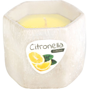 Свеча Цитронелла, цемент, 85 г, репеллент, 90х75 мм