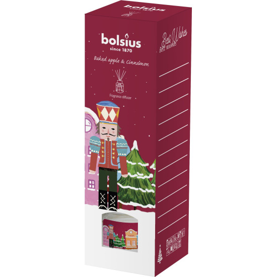 Диффузор Bolsius Nutcracker, Рождество, (печеное яблоко и корица), 30 мл