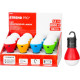 Strend Pro Camping lamp C748, походная лампа, форма колбы, 3xAAA, микс цветов,  12 шт.