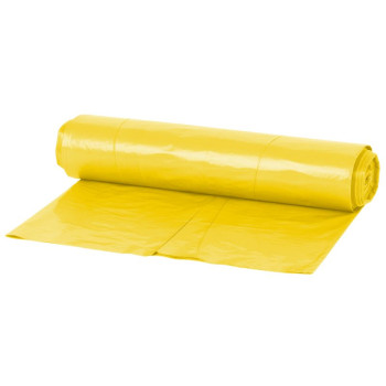 Atkritumu maisi, 120 lit., otrreizēja, dzeltena, iepak. 25 gab Atkritumu maisi, 120 lit., otrreizēja, dzeltena, iepak. 25 gab