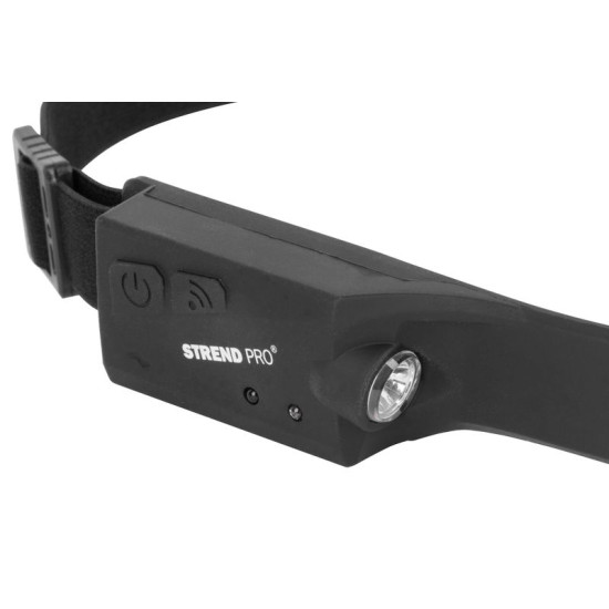 Priekšējais lukturis Strend Pro priekšējais lukturis H4034, LED+XPE, 200 lm, 1200 mAh, USB uzlāde, kustības sensors