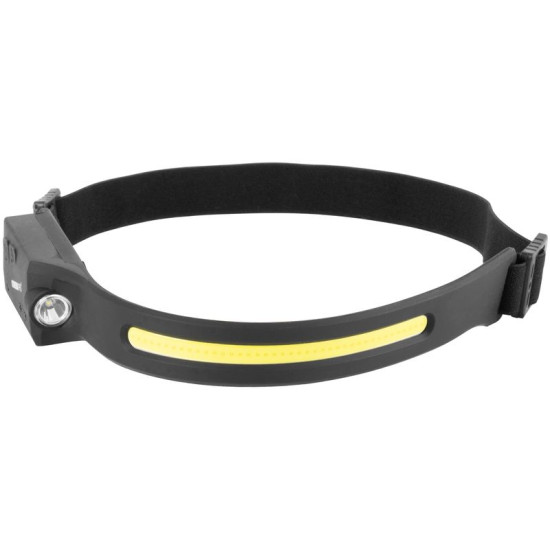Priekšējais lukturis Strend Pro priekšējais lukturis H4034, LED+XPE, 200 lm, 1200 mAh, USB uzlāde, kustības sensors