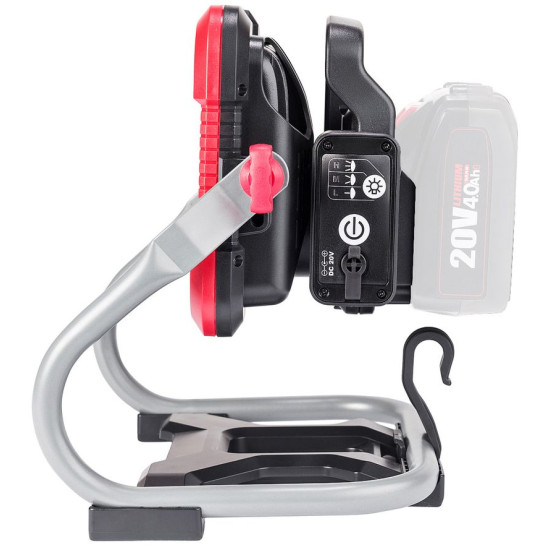 Прожектор Worcraft CLED-S20Li-30WA ShareSYS, 20В Li-ion, 30 Вт, 1000/2000/3000 лм