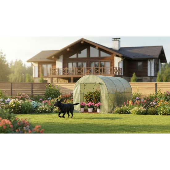 Greenhouse Strend Pro, walk-in, folija, 200x350x200 cm, folijas turētājs