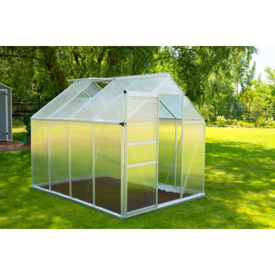 Greenhouse Strend Pro Greenhouse, Alu, PC 6 mm, 250x190x195 cm Greenhouse Strend Pro Greenhouse, Alu, PC 6 mm, 250x190x195 cm
