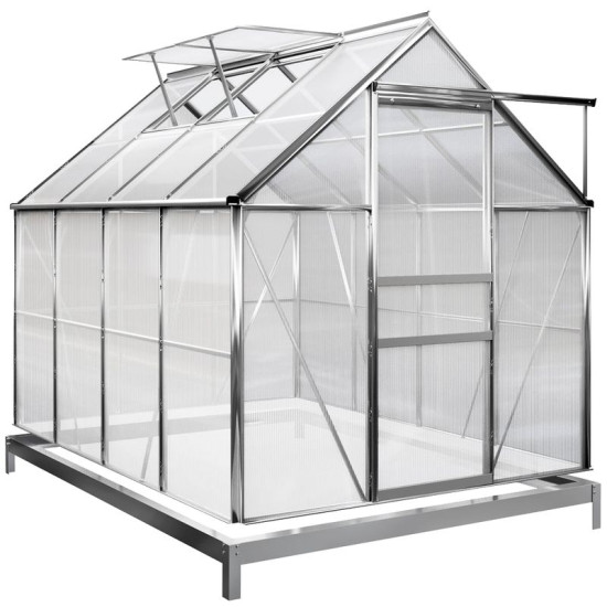Greenhouse Strend Pro Greenhouse, Alu, PC 6 mm, 250x190x195 cm Greenhouse Strend Pro Greenhouse, Alu, PC 6 mm, 250x190x195 cm