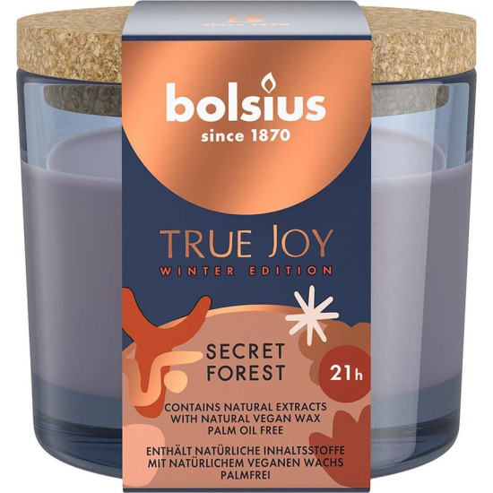Svece Bolsius True Joy Secret Forest, 66/83 mm