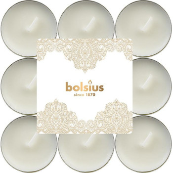 Свечи Bolsius Scented Golden Lace/ваниль, чайные, ароматические, рождественские, упак. 18 шт