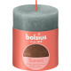 Свеча Bolsius Rustic, Рождественская, Sunset Eucalyptus Green+ Copper, 80/68 мм