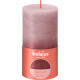 Свеча Bolsius Rustic, Christmas Sunset Ash Rose+ Red, 130/68 мм