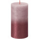 Свеча Bolsius Rustic, Christmas Sunset Ash Rose+ Red, 130/68 мм