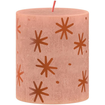 Свеча Bolsius Rustic, Рождественская, Сливочная Карамель, 80/68 мм