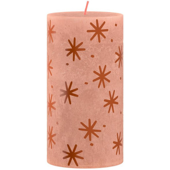 Свеча Bolsius Rustic, Рождественская, Сливочная Карамель, 130/68 мм