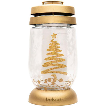 Свеча Bolsius S06 3D Елка, 22,4 см, для могилы, с наполнителем 36 ч.