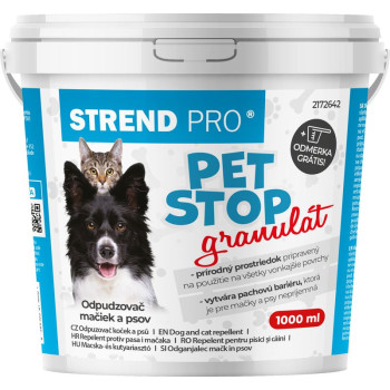 Натуральный отпугиватель собак и кошек Strend Pro PET STOP, гранулы, 1000 мл
