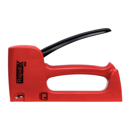 Stapler RAPID R53, manual, upholstery, for wood, clips type 53, 4-10 mm