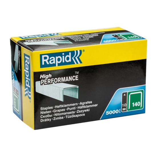 Staples RAPID 140, 10 mm, staples for stapler, pack. 5000 pcs Staples RAPID 140, 10 mm, staples for stapler, pack. 5000 pcs