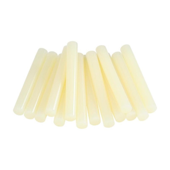 RAPID stick, 12x94 mm, textile and leather, 14 pcs, hot melt, adhesive, refill for hot melt gun RAPID stick, 12x94 mm, textile and leather, 14 pcs, hot melt, adhesive, refill for hot melt gun