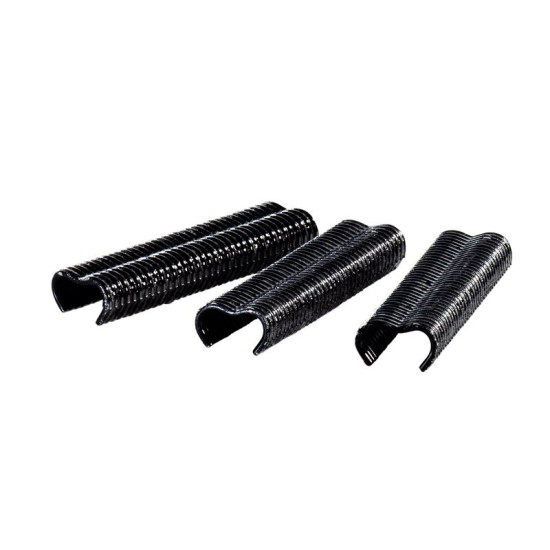 RAPID VR22 clips, PVC black, clips for RAPID FP222 and FP20 binding pliers, for wire 5-11 mm, pack. 215 pcs RAPID VR22 clips, PVC black, clips for RAPID FP222 and FP20 binding pliers, for wire 5-11 mm, pack. 215 pcs