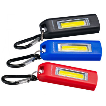 Светильник Strend рro Keyсhаin, кольцо для ключей, кулон, с карабином, микс цветов, 75 лм, USB-зарядка, 74x25x15 мм, в коробке 24 шт.