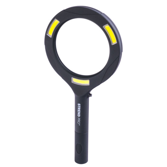 Lamp Strend Pro with magnifying glass, 100 lm, 113x242x22 mm, 2xAA, sellbox 15 pcs, magnifying glas Lamp Strend Pro with magnifying glass, 100 lm, 113x242x22 mm, 2xAA, sellbox 15 pcs, magnifying glas