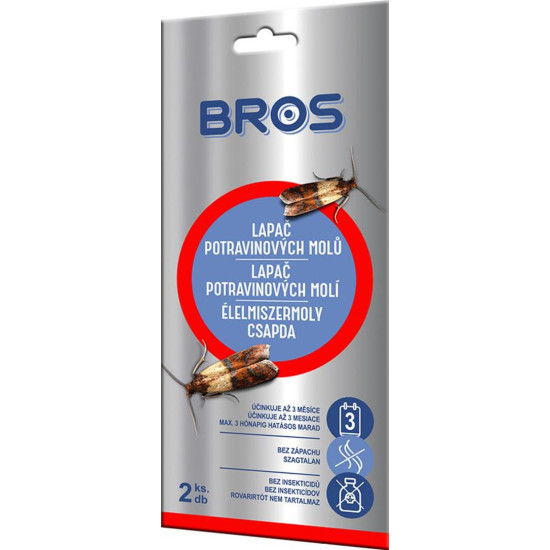 Adhesive trap Bros, against moths, 2 pcs/pack