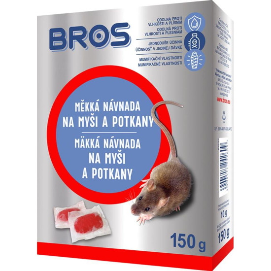 Bait Bros, for mice and rats, soft, 150g