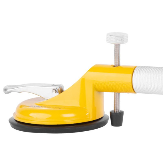 Strend Pro glass holder, suction, 2-domed, suction cup, leveling aid for paving and tiling, max. 80 kg Strend Pro glass holder, suction, 2-domed, suction cup, leveling aid for paving and tiling, max. 80 kg