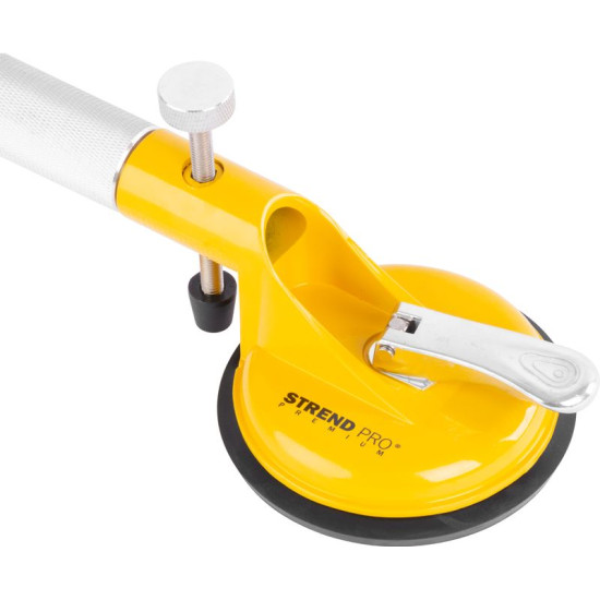 Strend Pro glass holder, suction, 2-domed, suction cup, leveling aid for paving and tiling, max. 80 kg Strend Pro glass holder, suction, 2-domed, suction cup, leveling aid for paving and tiling, max. 80 kg