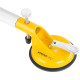 Strend Pro glass holder, suction, 2-domed, suction cup, leveling aid for paving and tiling, max. 80 kg Strend Pro glass holder, suction, 2-domed, suction cup, leveling aid for paving and tiling, max. 80 kg