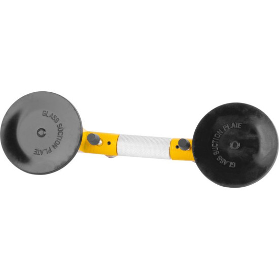 Strend Pro glass holder, suction, 2-domed, suction cup, leveling aid for paving and tiling, max. 80 kg Strend Pro glass holder, suction, 2-domed, suction cup, leveling aid for paving and tiling, max. 80 kg