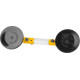 Strend Pro glass holder, suction, 2-domed, suction cup, leveling aid for paving and tiling, max. 80 kg Strend Pro glass holder, suction, 2-domed, suction cup, leveling aid for paving and tiling, max. 80 kg