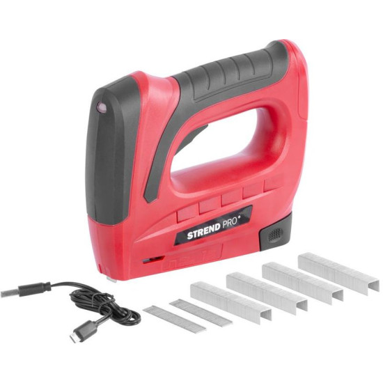 Skavotājs Strend Pro J-126, 3,6 V, Li-on, skavas 6-10 mm, naglas 10 mm