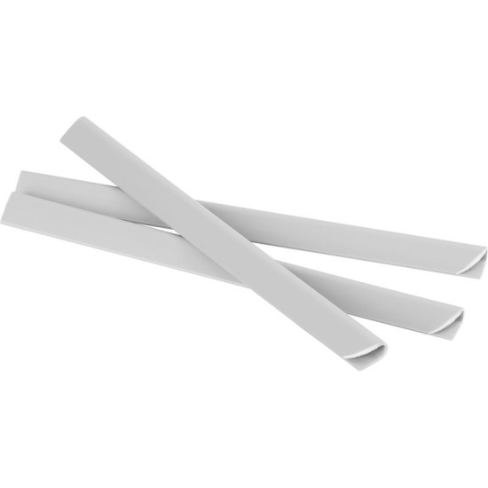 Tape Strend Pro EUROSTANDARD, 190 mm, L-35 m, shielding, gray, covering, for fence panels, with 20 clips, 450 g/m2, PVC, RAL7040