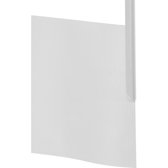 Tape Strend Pro EUROSTANDARD, 190 mm, L-35 m, shielding, gray, covering, for fence panels, with 20 clips, 450 g/m2, PVC, RAL7040