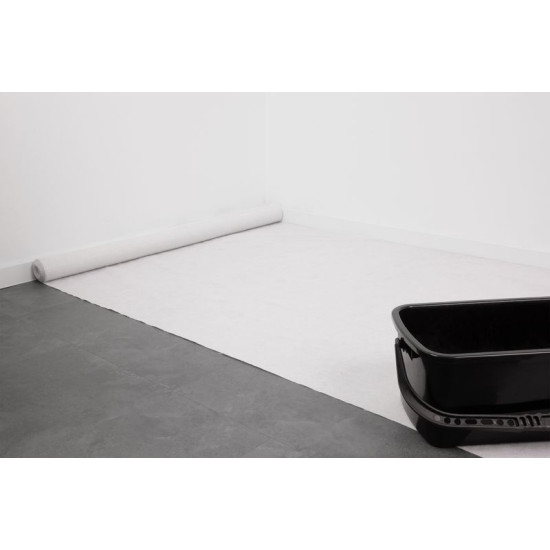 Cover film Strend Pro EWP30, 1000 mm, L-10 m, 135g/m2, fleece, LDPE cover layer, felt, covering