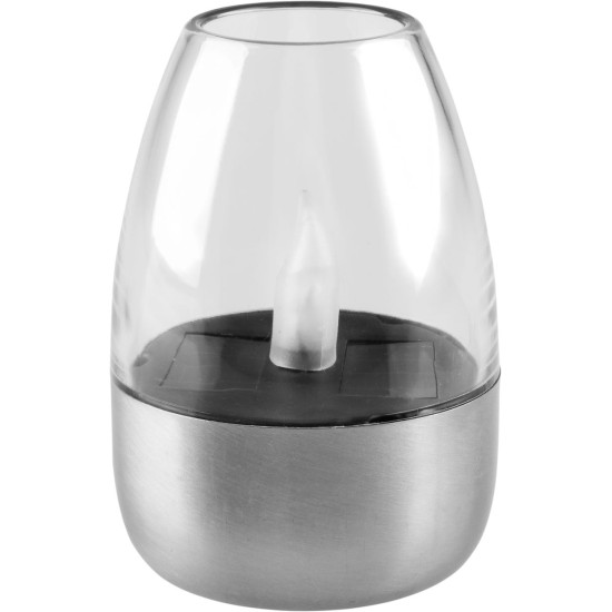 Светильник Strend Pro Garden, нержавеющая сталь, на солнечных батареях, 6x8,5 см, 1x LED