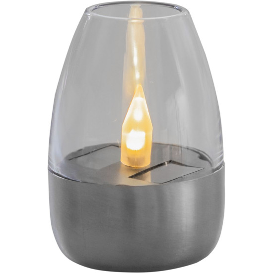 Светильник Strend Pro Garden, нержавеющая сталь, на солнечных батареях, 6x8,5 см, 1x LED