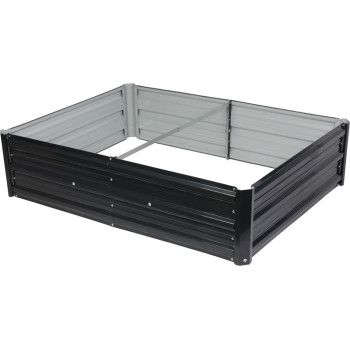 Ограждение для грядки  Strend Pro Garden, 3D дизайн, металл, приподнятое, 120x90x30 см