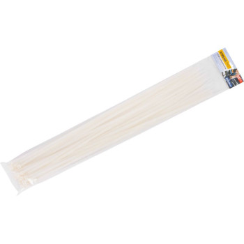 Хомуты Strend Pro XXL CT66BW, экстра ПРОЧНАЯ, 800х9 мм, 50 шт, белая, нейлон
